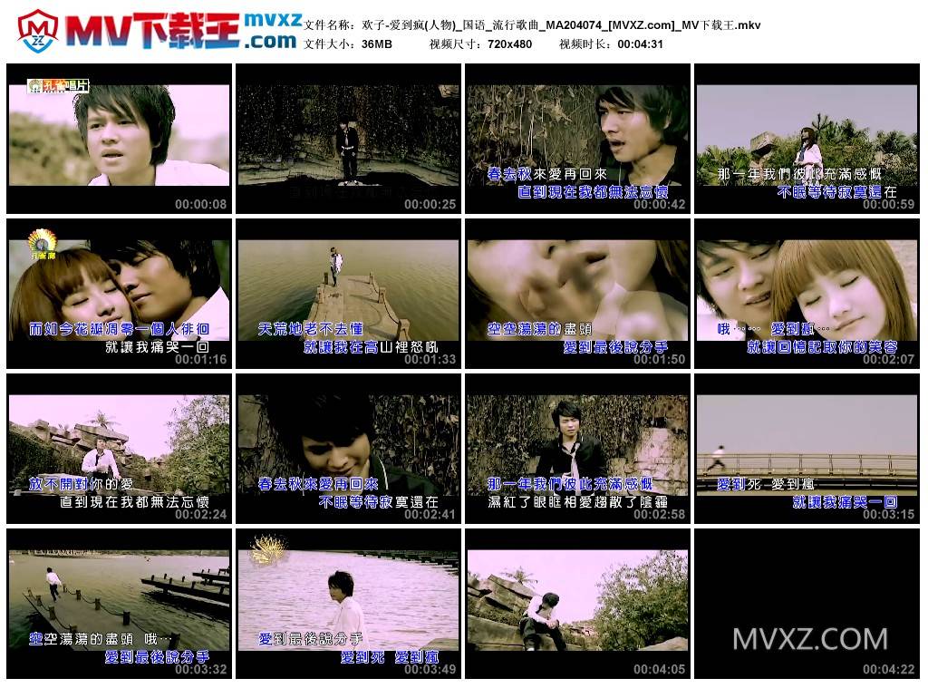 欢子-爱到疯(人物)_国语_流行歌曲_MA204074